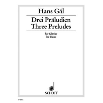 Three Preludes: Piano (Schott)