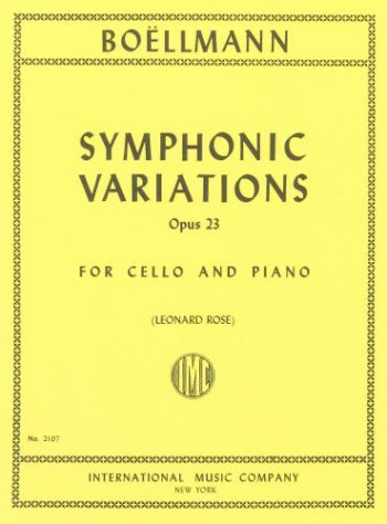 Symphonic Variations: Cello & Piano (IMC)