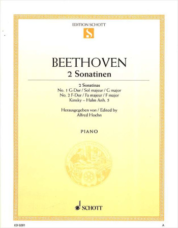 2 Sonatinas: No. 1 G Major, No. 2 F Major Piano