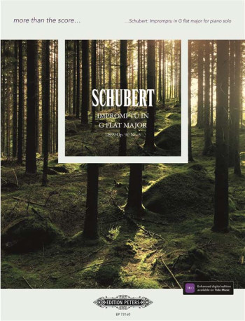 More Than The Score... Schubert: Impromptu In G Flat Solo Piano (Peters)
