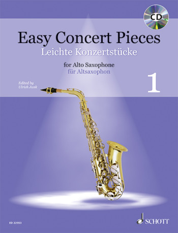 Easy Concert Pieces 1: Alto Sax & Piano: Book & Cd