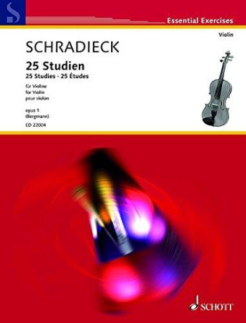 25 Studies Op.1 For Violin (Bergman) (Schott)