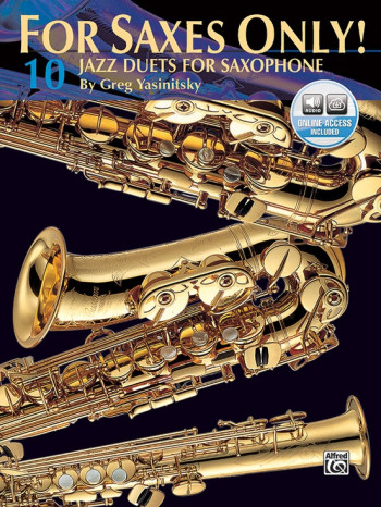For Saxes Only! (10 Jazz Duets For Saxophone) Book & Audio