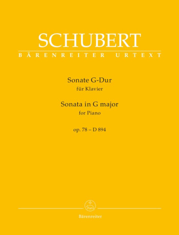 Sonata G Major Op. 78 D 894: Piano Solo (Barenreiter)