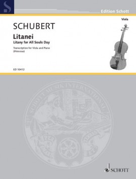 Litany For All Souls Day: Viola & Piano (Schott)
