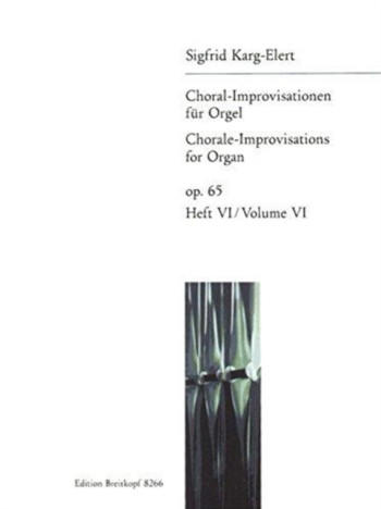 Chorale Improvisations: Op.65: Vol.6 Nos.56-66: Organ (Breitkopf)