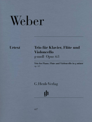 Trio G Minor Op. 63: Piano Flute & Cello (Henle)