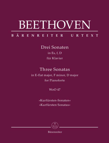 Three Piano Sonatas Eb Major F Minor D Major (Urtext): Piano (Barenreiter)