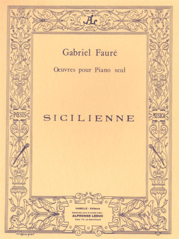 Sicilienne Op78: Piano (Hamelle)