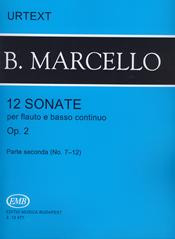 12 Sonatas Op.2 Vol.2: Treble Recorder Or Flute And Piano (EMB)