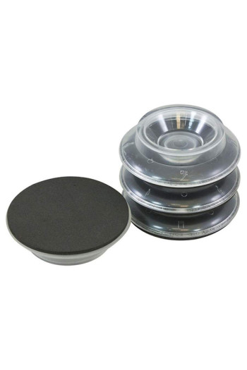 Upright Piano Castor Cups Clear