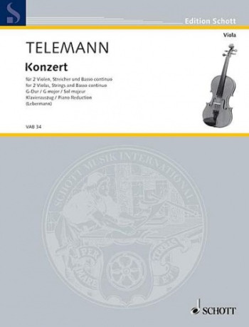 Concerto In G Minor: 2 Violas, Strings And Basso Continuo