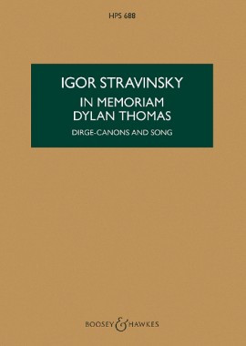 In Memoriam Dylan Thomas: Study Score
