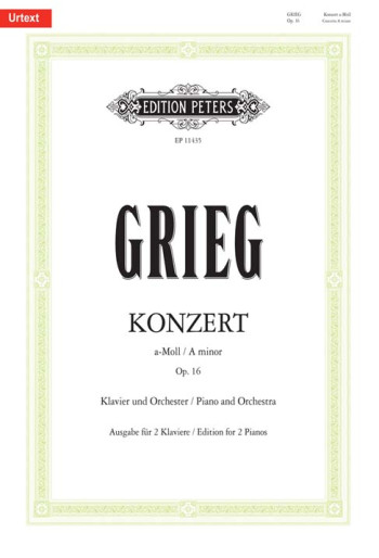 Concerto In A Minor Op.16: Piano Duo (2 Pianos, 4 Hands) (Peters)