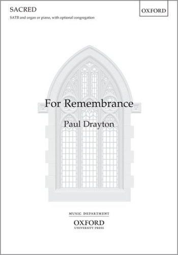 For Remembrance SATB Vocal (OUP)