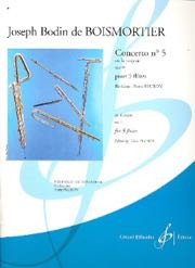 Concerto N° 5 En La Majeur Opus 15 For 5 Flutes