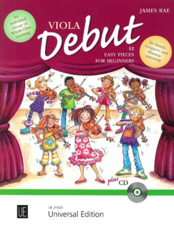 Viola Debut: 12 Easy Pieces For Beginners: Book & Cd
