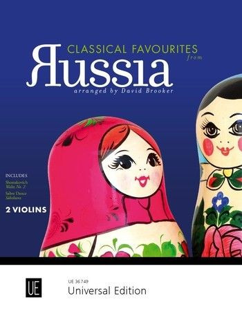 Classical Favourites From Russia For 2 Violins (arr Brooker)