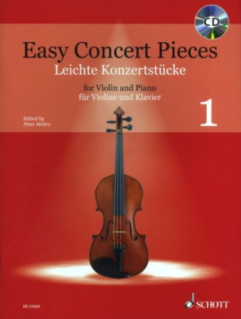 Easy Concert Pieces 1: Violin & Piano: Book & CD (Schott)