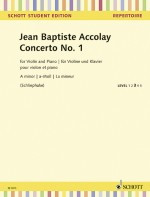 Concerto A Minor No.1: Violin & Piano (Schott)