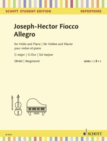 Allegro G Major: Violin And Piano  (Schott)