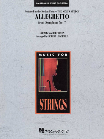 Allegretto From Symphony No.7 String Orchestra: Score & Parts