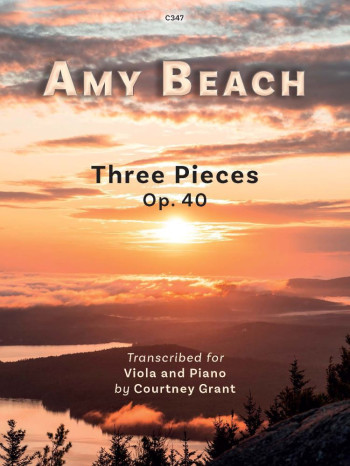 Three Pieces Op.40: Viola & Piano