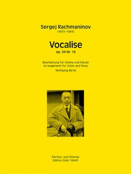 Vocalise Op.34/ 14: Violin And Piano (Dohr)