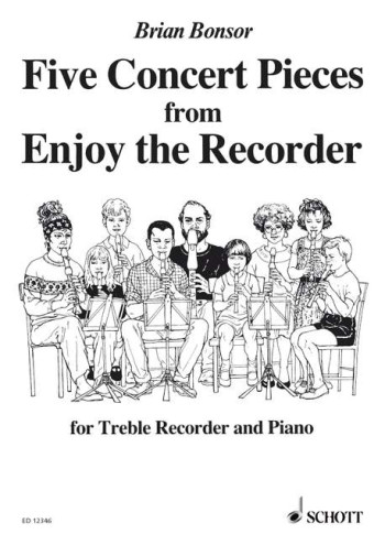 5 Concert Pieces: Treble Recorder Part