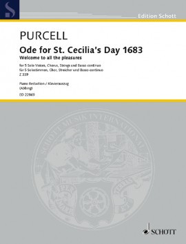 Ode For St Cecilias Day: Vocal: Choral Score 5 Solo Parts, Choir