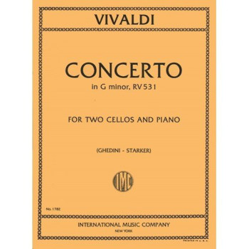 Concerto G Minor: 2 Cellos & Piano (International)