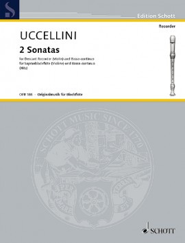 2 Sonatas: Descant Recorder (Schott)