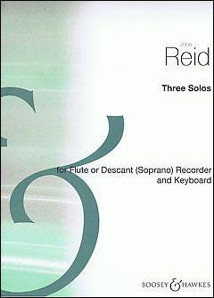 Three Solos Descant Recorder Solo