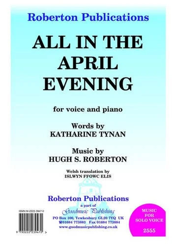 All In The April Evening Vocal  & Piano