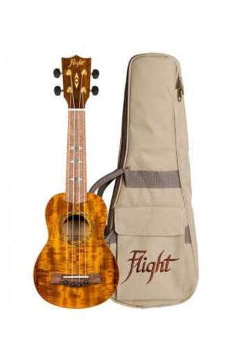 Flight DUS445 Koa Soprano Ukulele