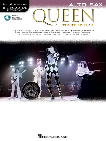 Instrumental Play-along: Queen - Alto Saxophone (Book/Online Audio)