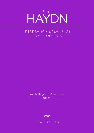 Insanae Et Vanae Curae Vocal Score (Carus)