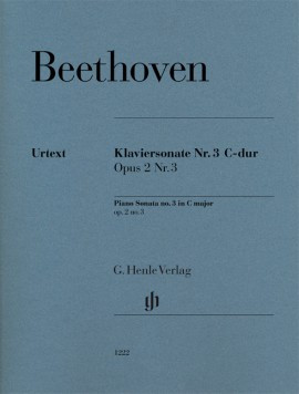 Piano Sonata No.3 C Major Op.2/3: Piano (Henle HN1222)