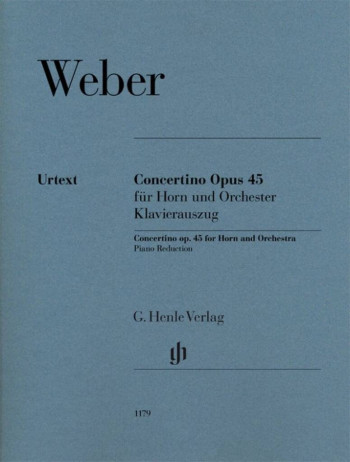Concertino Op.45: French Horn (parts In E & F) & Piano (Henle)