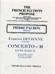 Concerto No.10: Flute & Piano (Billaudot)