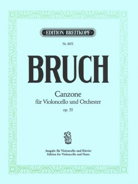 Canzone In Bb Major Op. 55: Cello & Piano (Breitkopf)