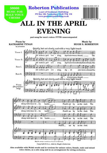 All In The April Evening: Vocal TTBB
