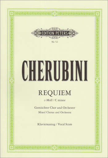 Requiem Mass C Minor: Vocal Score (Peters)