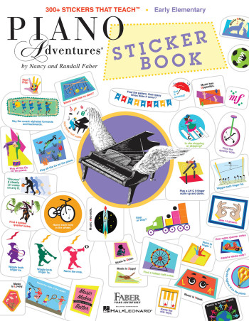 My First Piano Adventure: Sticker Book