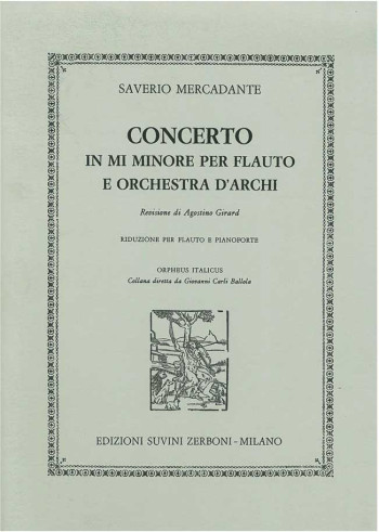 Concerto In E Minor:  Flute & Piano