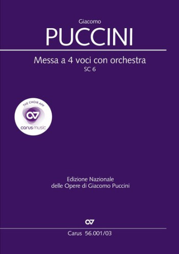 Messa Di Gloria: Vocal Score (Carus)