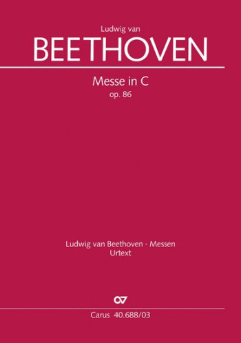 Mass C: Vocal Score (Carus)