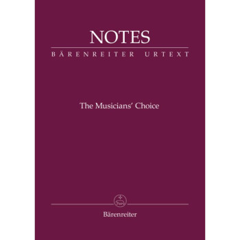 Manuscript: Notes: The Musicians Choice (Beethoven Aubergine) (Barenreiter)