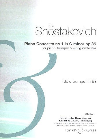 Concerto For Piano: Op35: Trumpet Part Only