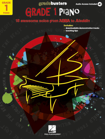 Gradebusters Grade 1 Piano: 15 Awesome Solos: Book & Audio